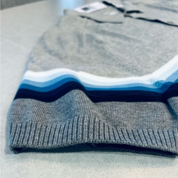 BRAND NEW WITH TAGS - Outerknown Men's Gray Polo Shirt - Small - Picture 4 of 13